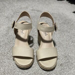 Women's Tan Espadrille Sandals